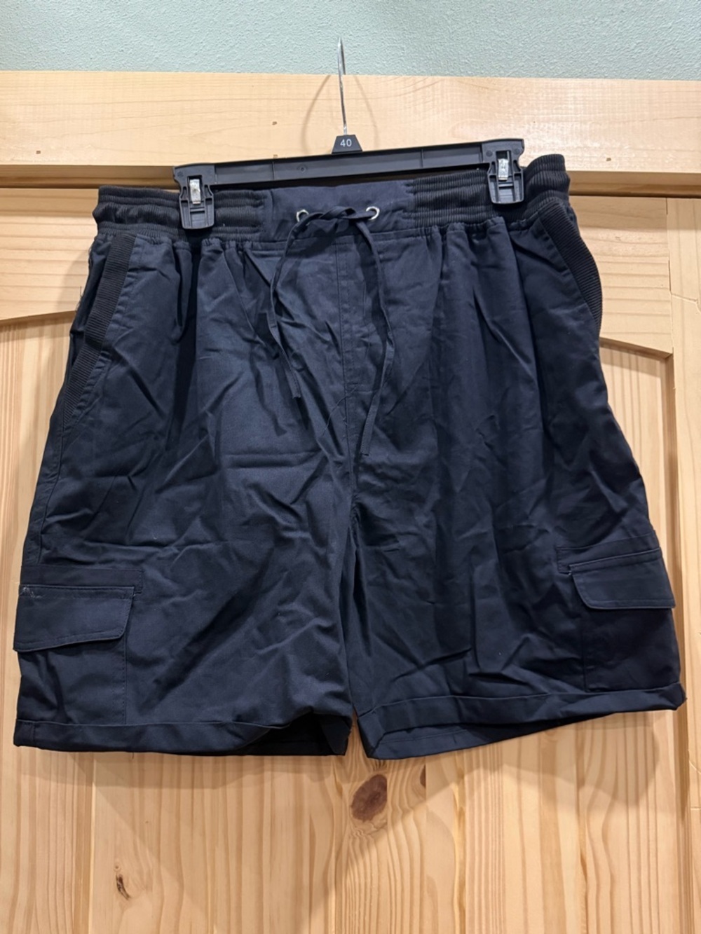 Pantalon Women’s  Black‎ Cargo Drawstring Shorts